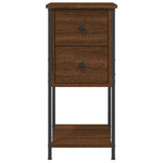 Nachtkastje 32X42X70 Cm Bewerkt Hout