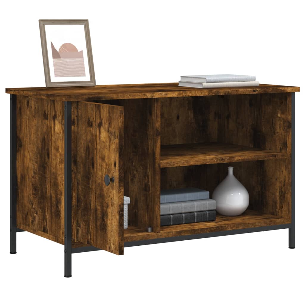 Tv-Meubel 80X40X50 Cm Bewerkt Hout Kleurig