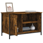 Tv-Meubel 80X40X50 Cm Bewerkt Hout Kleurig