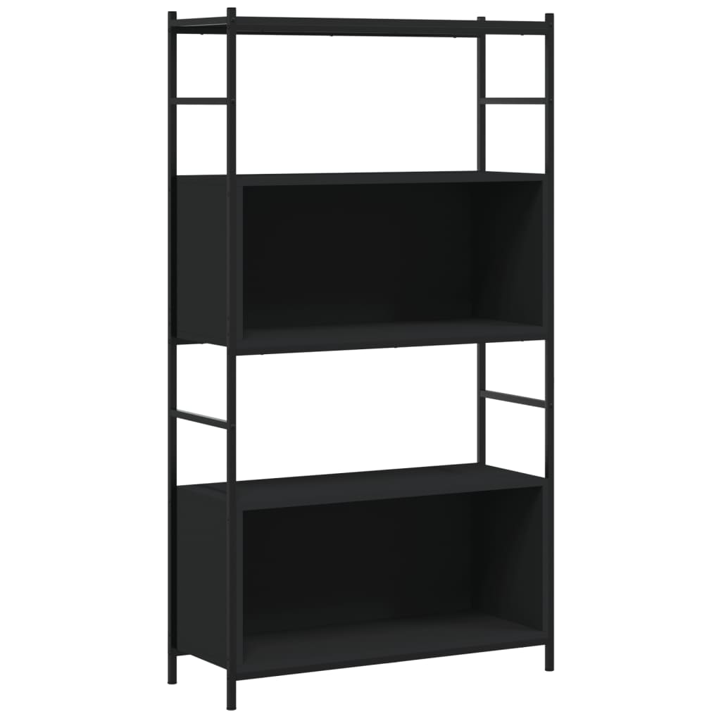 Boekenrek 80X30X145,5 Cm Bewerkt Hout En Ijzer
