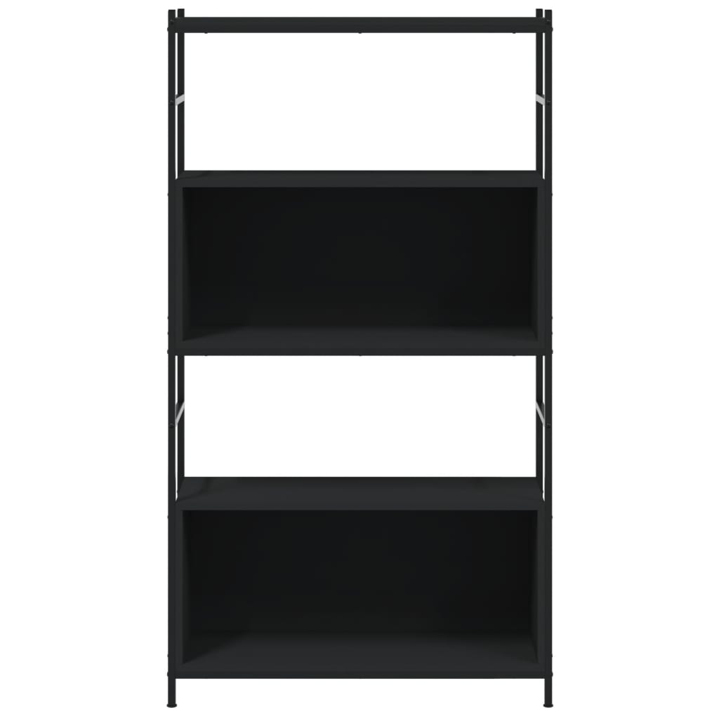 Boekenrek 80X30X145,5 Cm Bewerkt Hout En Ijzer