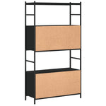 Boekenrek 80X30X145,5 Cm Bewerkt Hout En Ijzer
