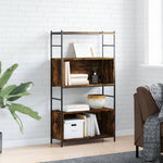 Boekenrek 80X30X145,5 Cm Bewerkt Hout En Ijzer