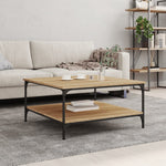 Salontafel Bewerkt Hout