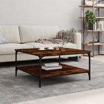 Salontafel Bewerkt Hout