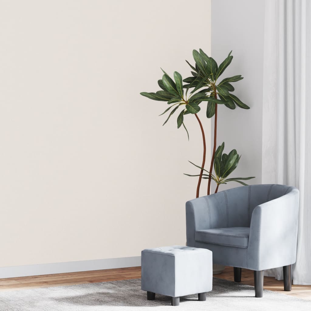 Behang 3D Effen Grijs