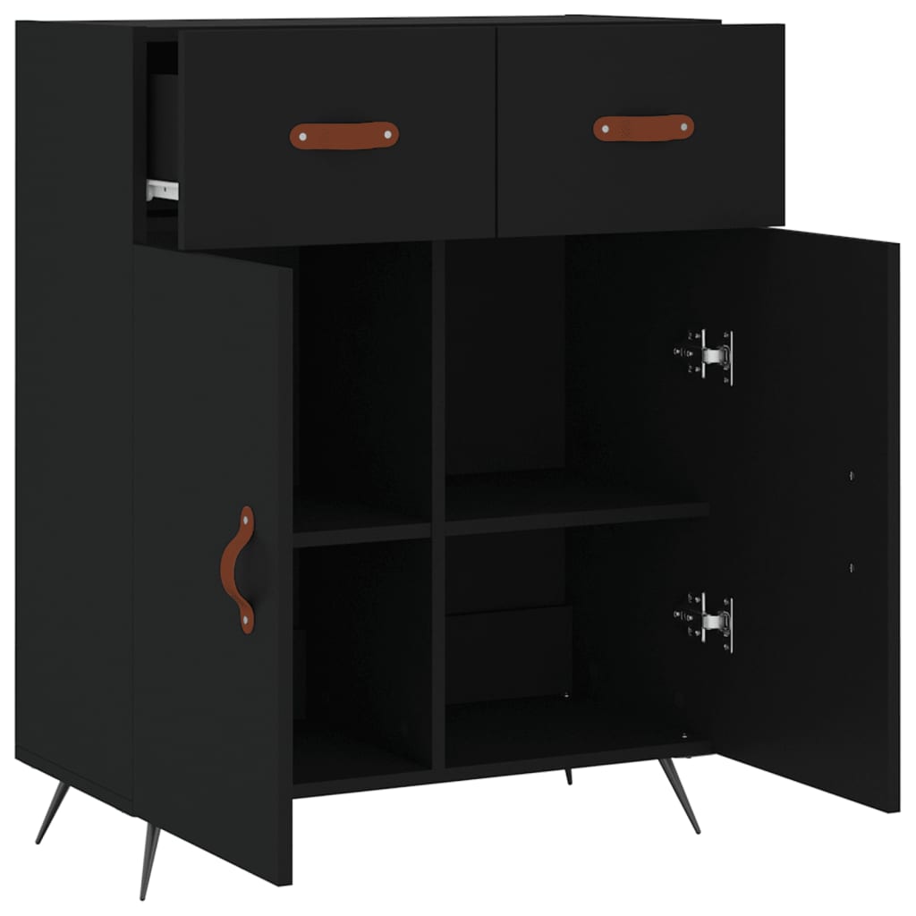 Dressoir 69,5X34X90 Cm Bewerkt Hout