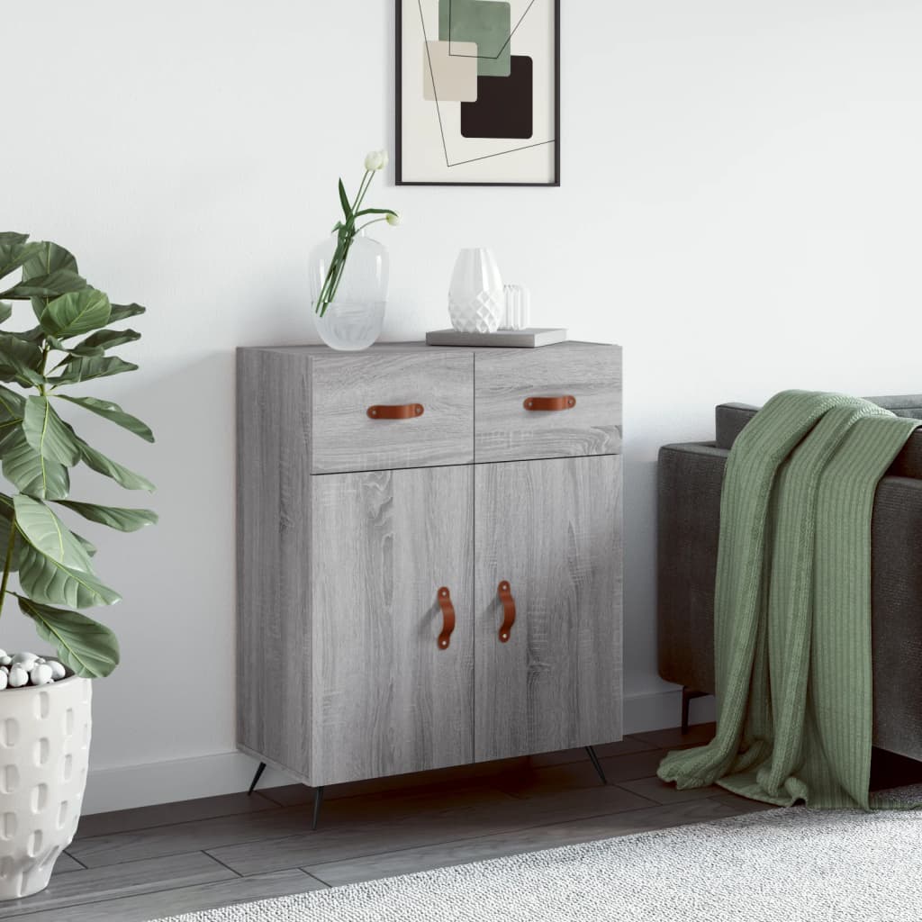 Dressoir 69,5X34X90 Cm Bewerkt Hout
