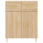 Dressoir 69,5X34X90 Cm Bewerkt Hout Kleurig