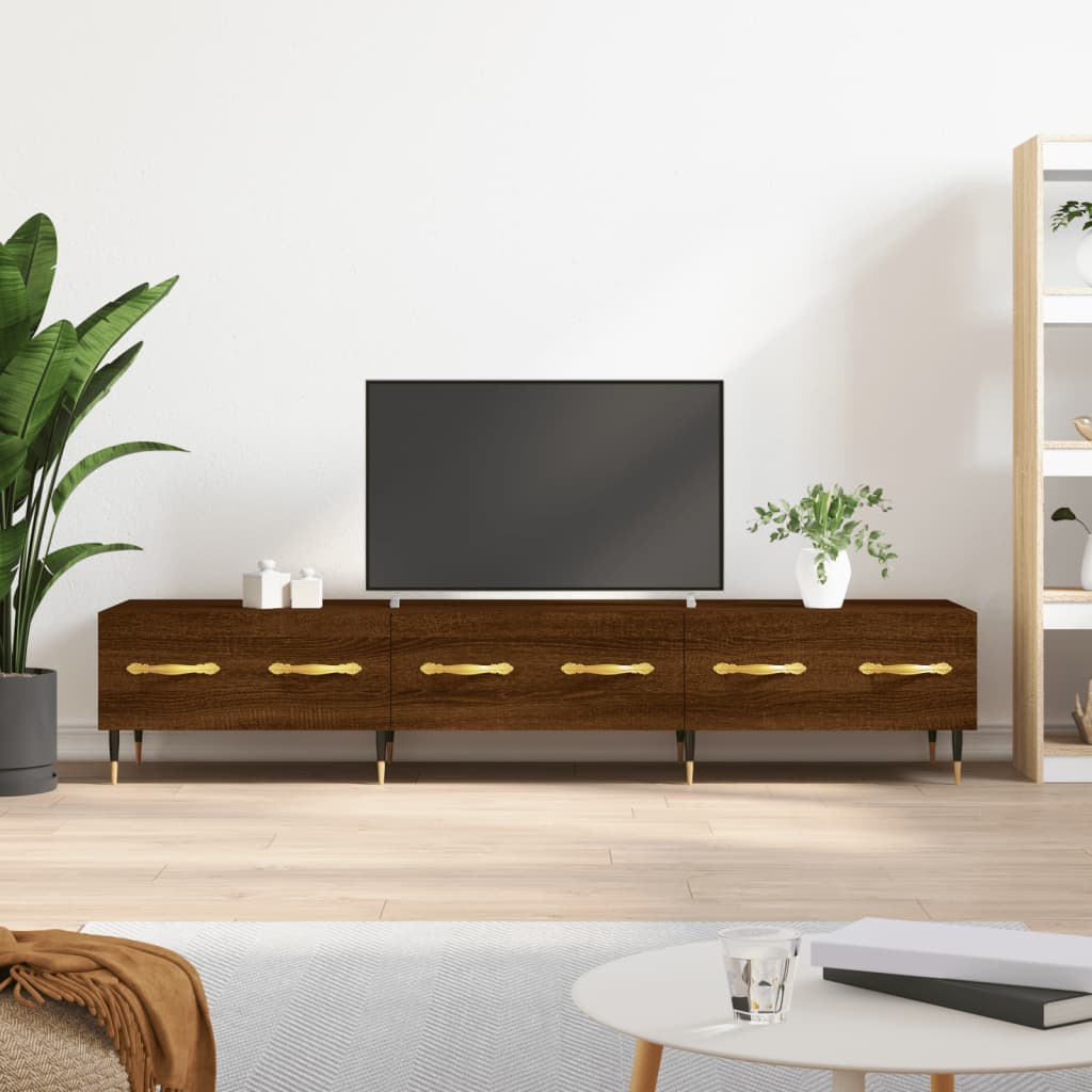 Tv-Meubel 50X36X30 Cm Bewerkt Hout