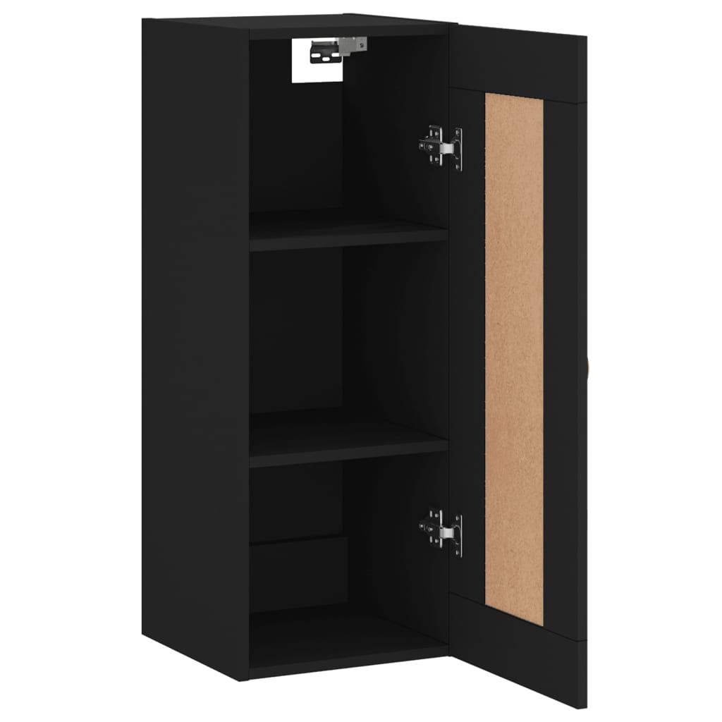 Wandkast 34,5X34X90 Cm Bewerkt Hout