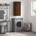 Wandkast 34,5X34X90 Cm Bewerkt Hout