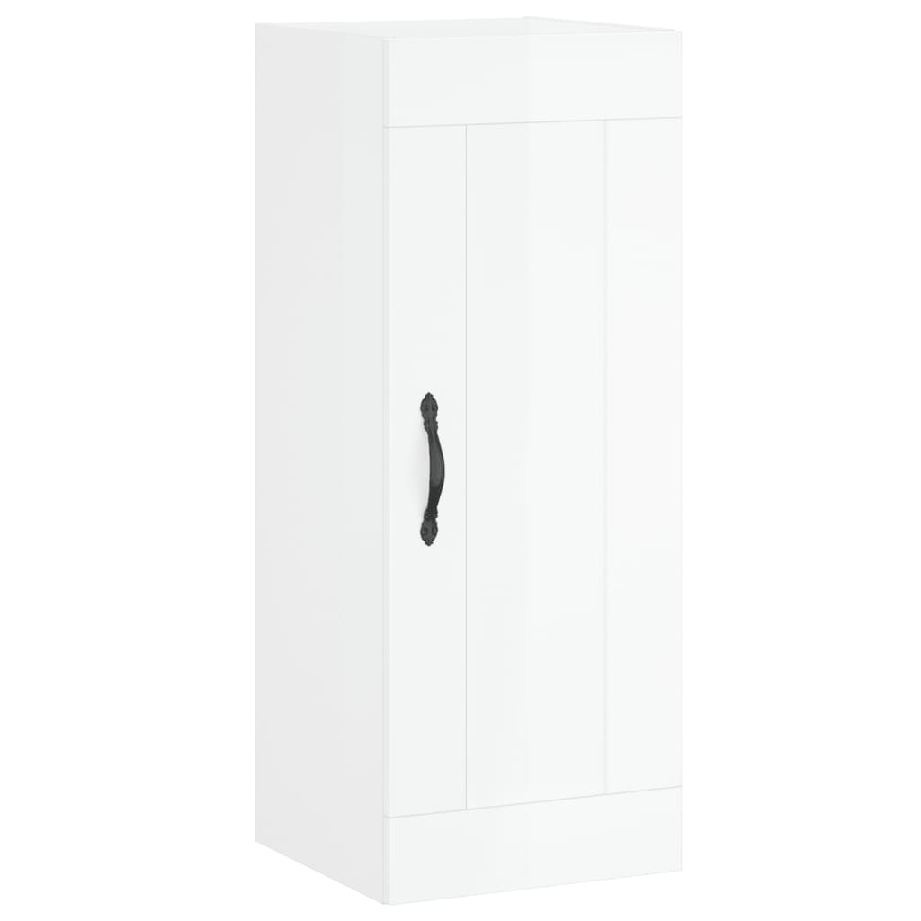 Wandkast 34,5X34X90 Cm Bewerkt Hout