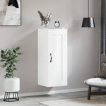 Wandkast 34,5X34X90 Cm Bewerkt Hout