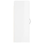 Wandkast 34,5X34X90 Cm Bewerkt Hout