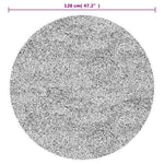 Vloerkleed Wasbaar Anti-Slip Meerkleurig Blauw En Wit