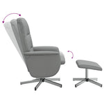 Fauteuil Verstelbaar Met Voetenbankje Stof