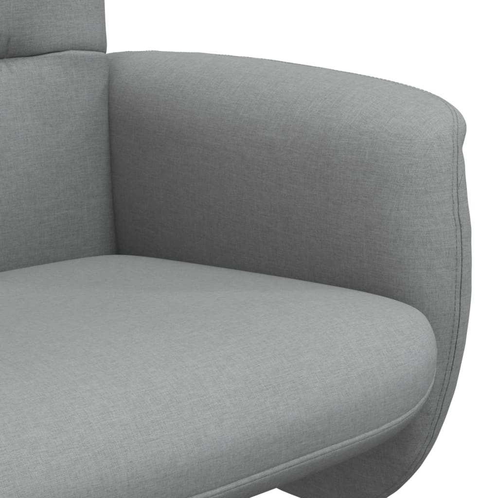 Fauteuil Verstelbaar Met Voetenbankje Stof