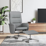 Fauteuil Verstelbaar Met Voetenbankje Stof