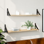 Wandschappen 60X25X25,5 Cm Bewerkt Hout Kleur Sonoma Eiken