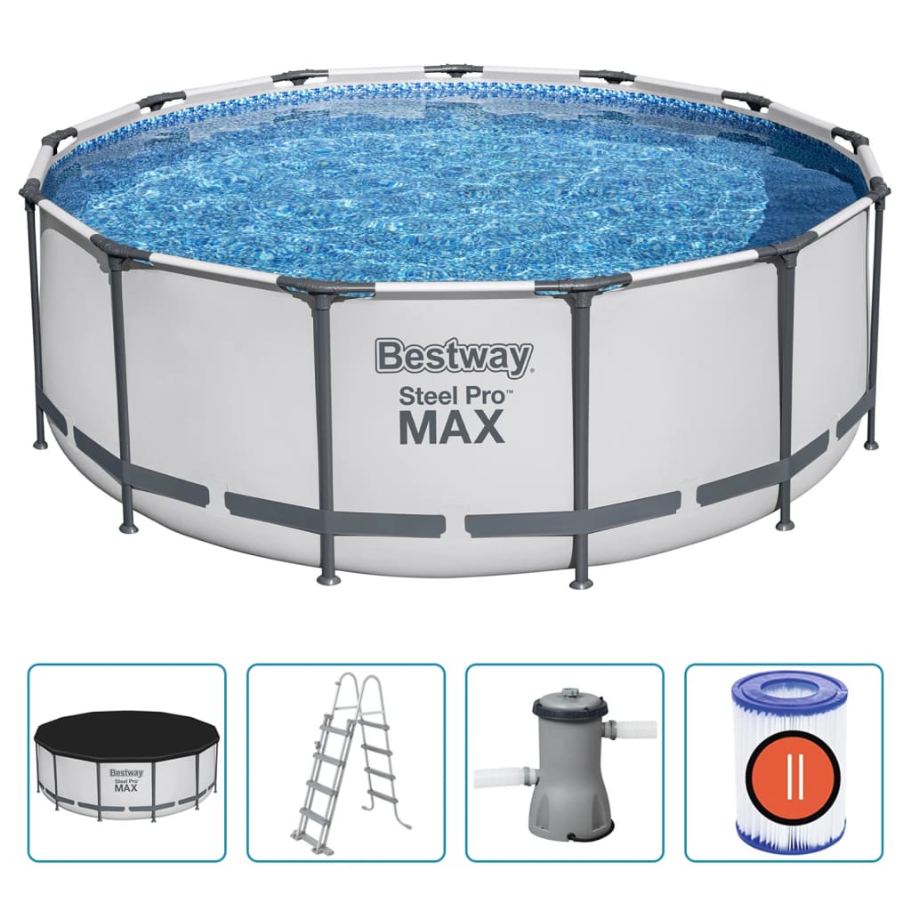 Bestway Steel Pro Max Zwembadset Rond 396X122 Cm