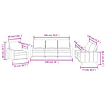 3-Delige Loungeset Kunstleer