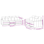 2-Delige Loungeset Fluweel