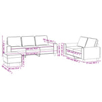 3-Delige Loungeset Stof