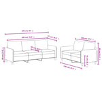 2-Delige Loungeset Fluweel