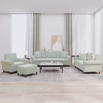 4-Delige Loungeset Met Kussens Fluweel