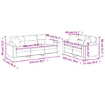 2-Delige Loungeset Microvezelstof