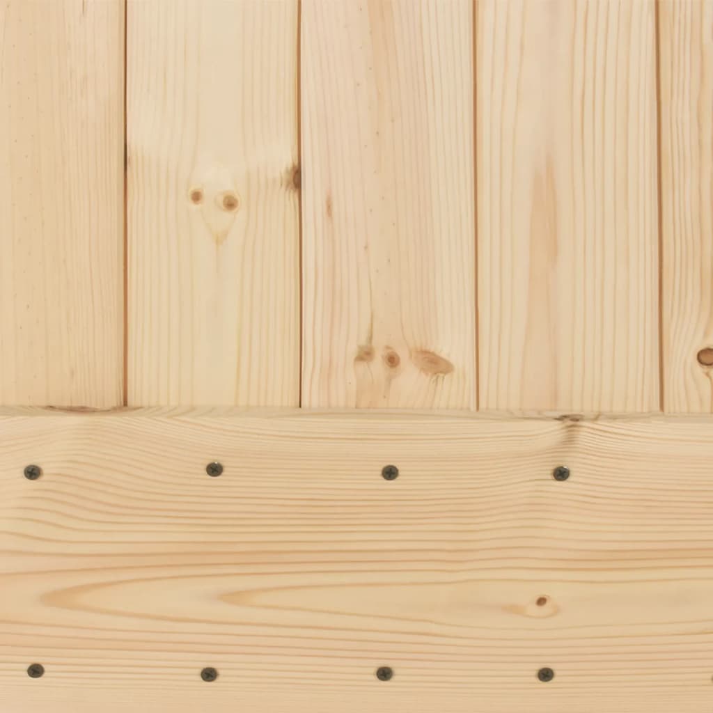 Schuifdeur Met Beslag 70X210 Cm Massief Grenenhout