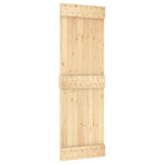 Schuifdeur Met Beslag 70X210 Cm Massief Grenenhout