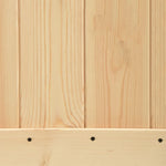 Schuifdeur Met Beslag 90X210 Cm Massief Grenenhout