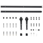 Schuifdeur Met Beslag 70X210 Cm Massief Grenenhout