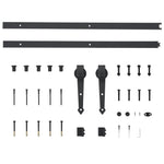 Schuifdeur Met Beslag 85X210 Cm Massief Grenenhout