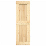 Schuifdeur Met Beslag 70X210 Cm Massief Grenenhout