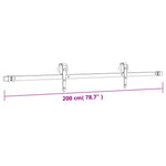 Schuifdeur Met Beslag 90X210 Cm Massief Grenenhout