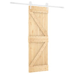 Schuifdeur Met Beslag 70X210 Cm Massief Grenenhout