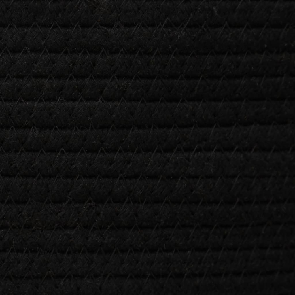 Opbergmand Ø 49X65 Cm Katoen En Wit