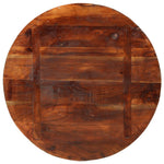 Tafelblad Rond Ø 80X3,8 Cm Massief Gerecycled Hout Gerecycled Hout (Meerkleurig)