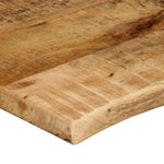 Tafelblad Met Natuurlijke Rand 110X60X2,5 Cm Massief Mangohout