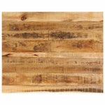 Tafelblad Met Natuurlijke Rand 90X80X2,5 Cm Massief Mangohout