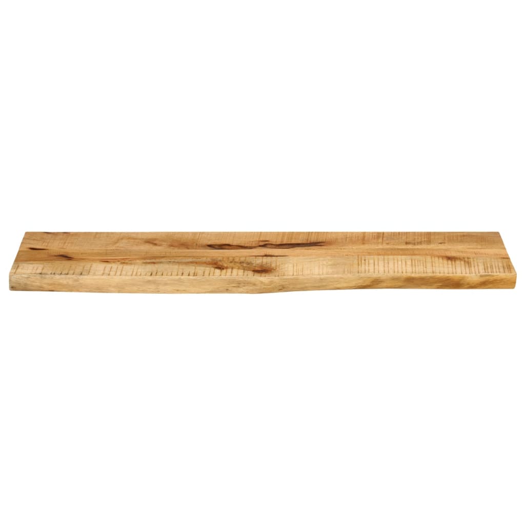 Tafelblad Met Natuurlijke Rand 100X20X3,8 Cm Massief Mangohout