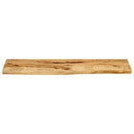 Tafelblad Met Natuurlijke Rand 100X20X3,8 Cm Massief Mangohout