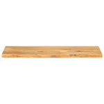 Tafelblad Met Natuurlijke Rand 100X20X2,5 Cm Massief Mangohout