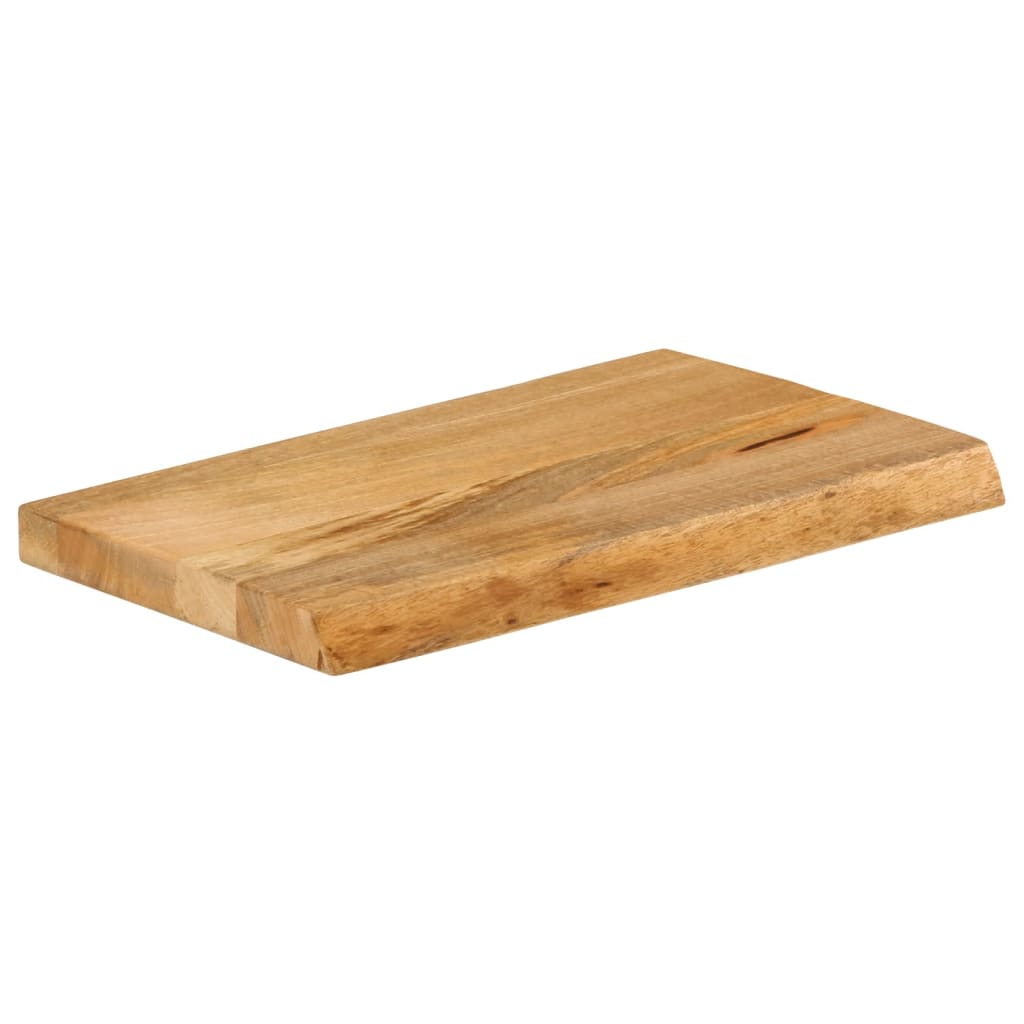 Tafelblad Met Natuurlijke Rand 50X40X2,5 Cm Massief Mangohout