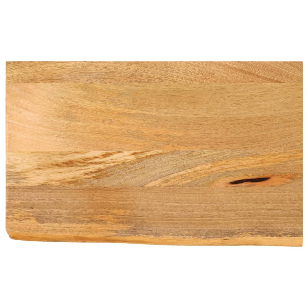 Tafelblad Met Natuurlijke Rand 60X40X2,5 Cm Massief Mangohout