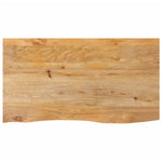 Tafelblad Met Natuurlijke Rand 100X60X2,5 Cm Massief Mangohout