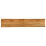 Tafelblad Met Natuurlijke Rand 180X30X2,5 Cm Massief Mangohout